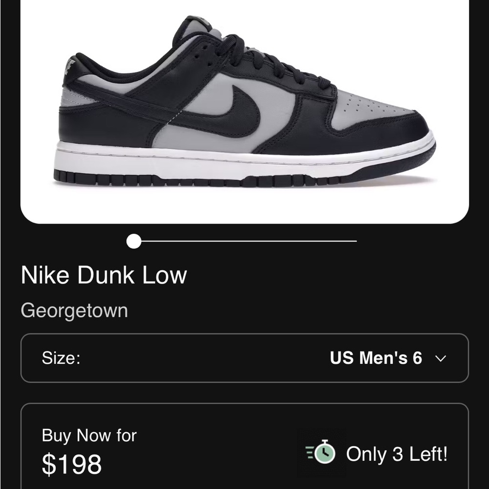Nike Dunk Low - ‘Georgetown’ | Blue & Gray - Picture 2 of 5